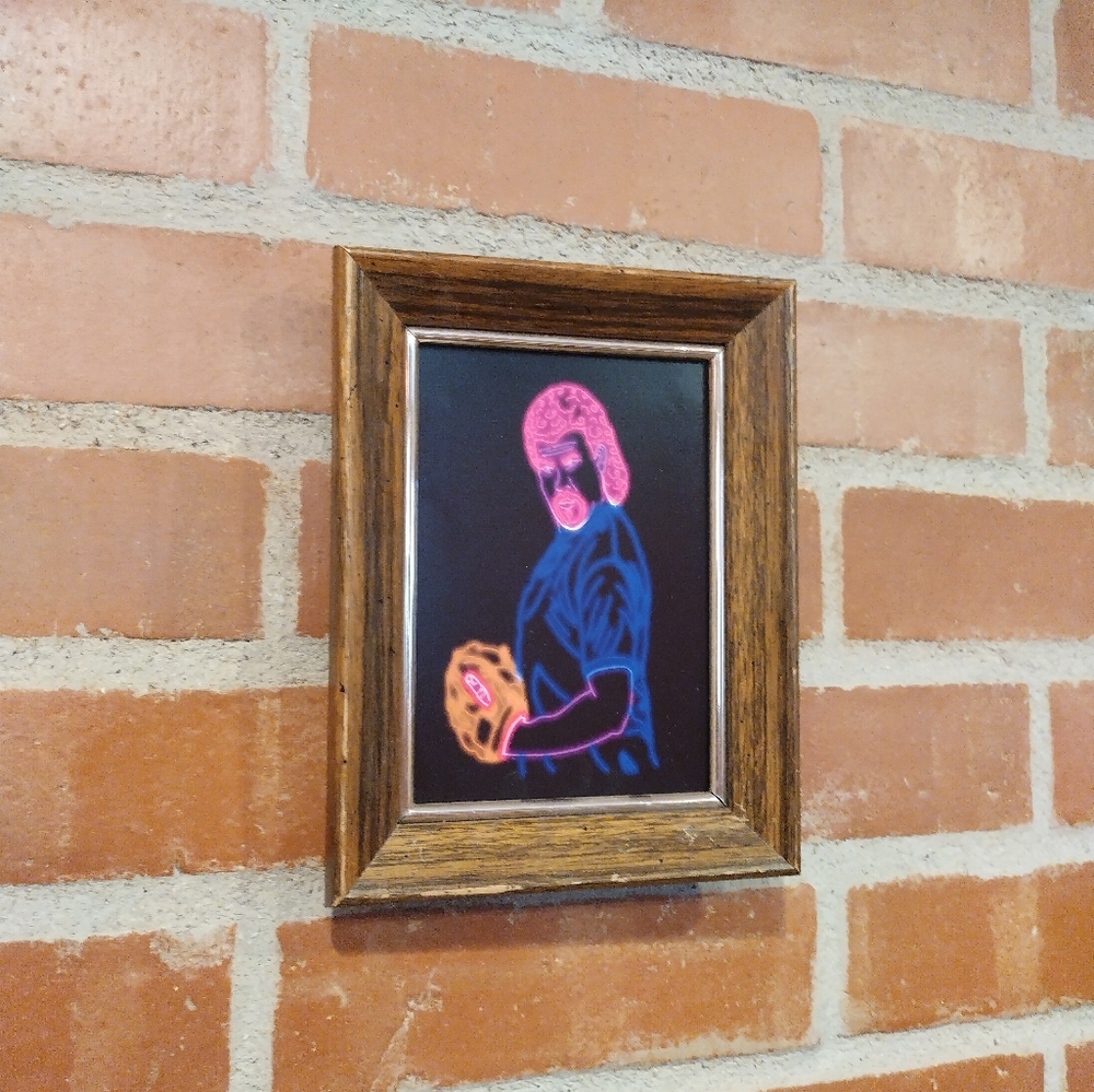 Neon Kenny Powers Eastbound And Down Framed Art Print By Neon Nicho